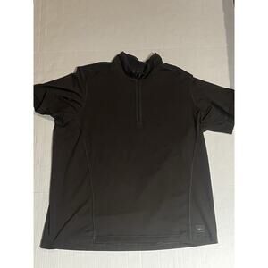 REI Biking Outdoor Short Sleeve XXL Quarter Zip Activewear Mesh Tee Short Sleeve